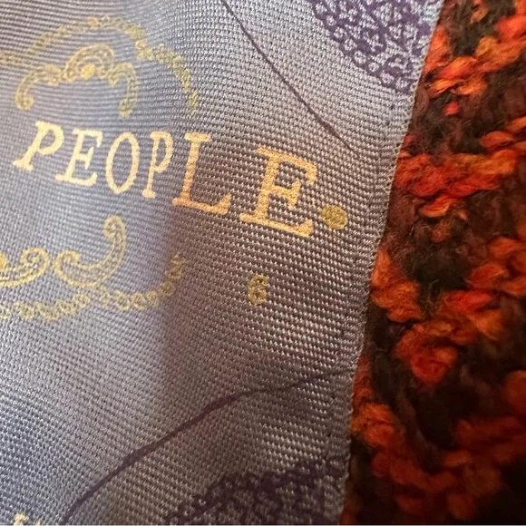 Free People Patricia Peplum Jacket Size 6 - Picture 6 of 14